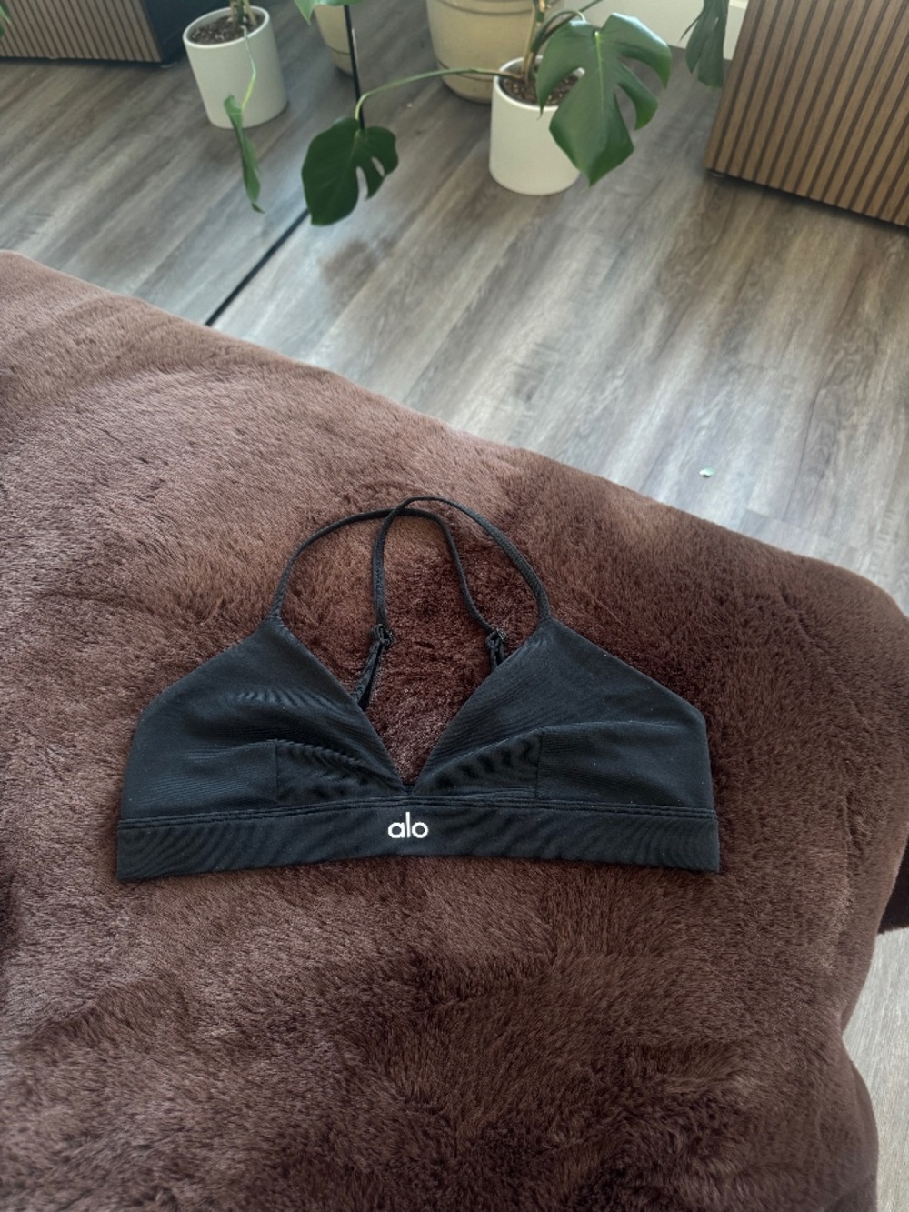 all triangle sports bra